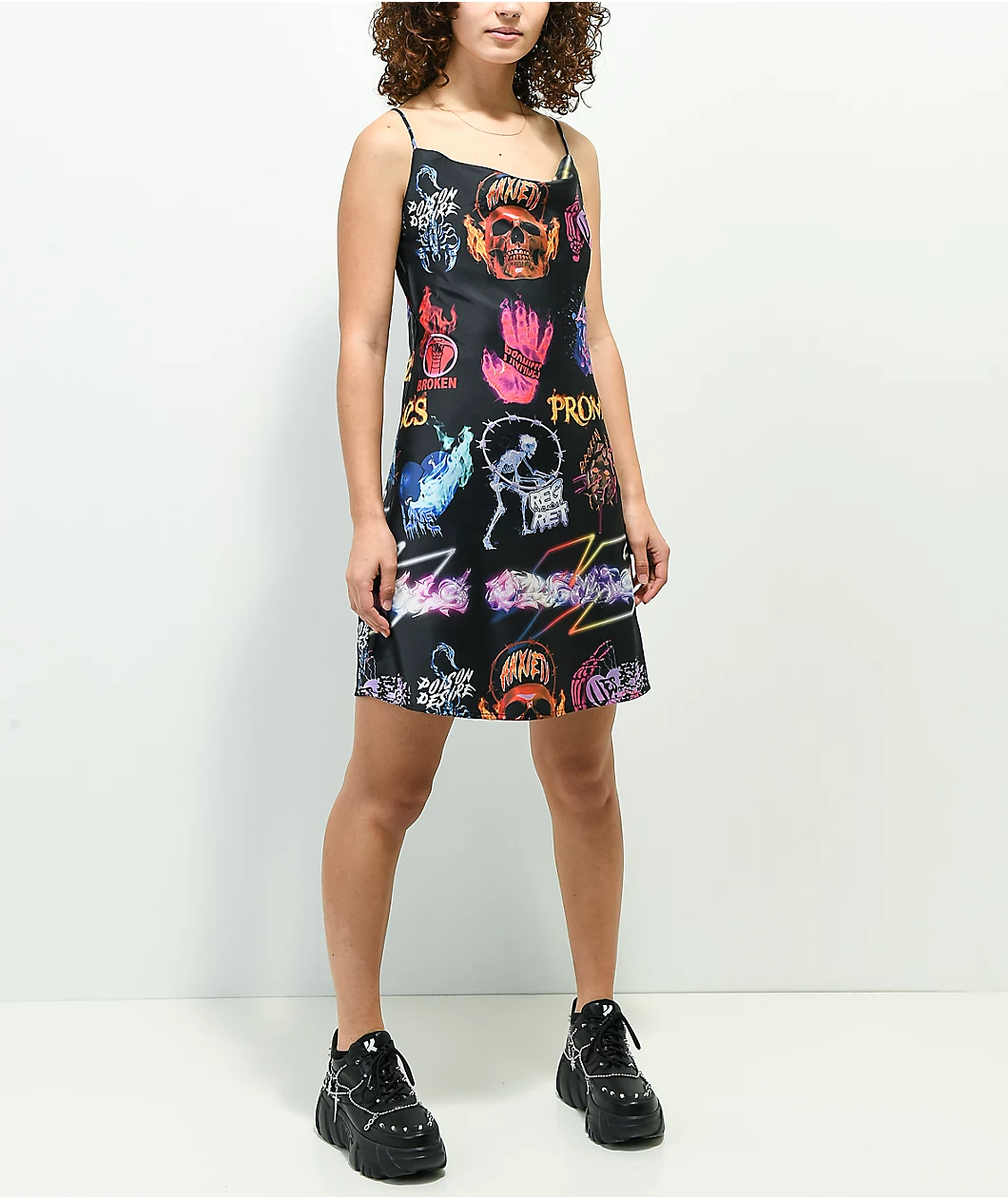 Broken Promises Simulation Black Tank Dress - Image 6