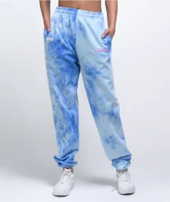 By Samii Ryan Day Dreamer Blue Tie Dye Sweatpants