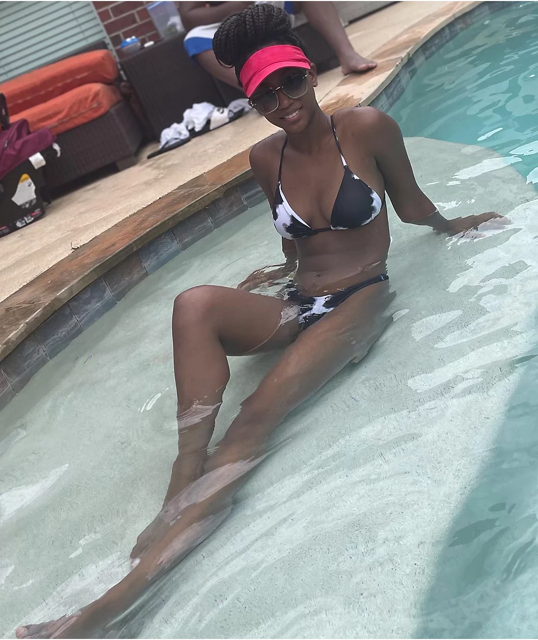 Damsel Billie Cow Print High Leg Bikini Bottom - Image 2