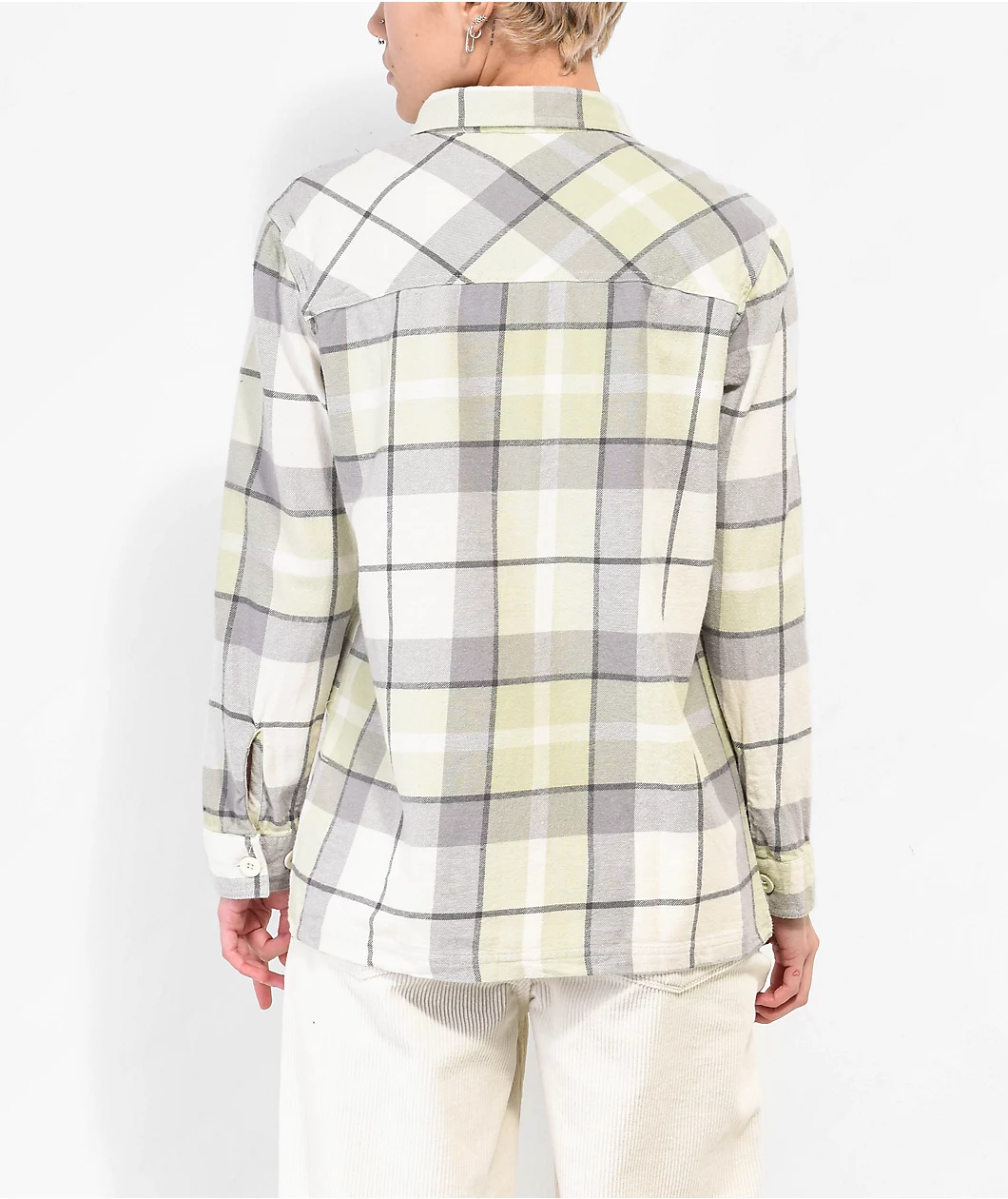 Dravus Jairn Green & Tofu Flannel - Image 2