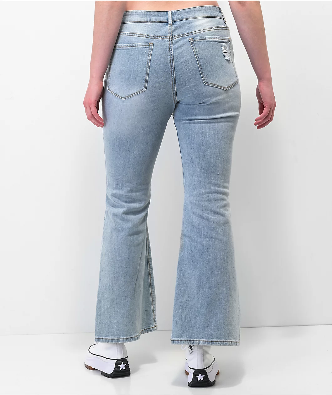 Empyre Kaytee Flare Distressed Jeans - Image 7