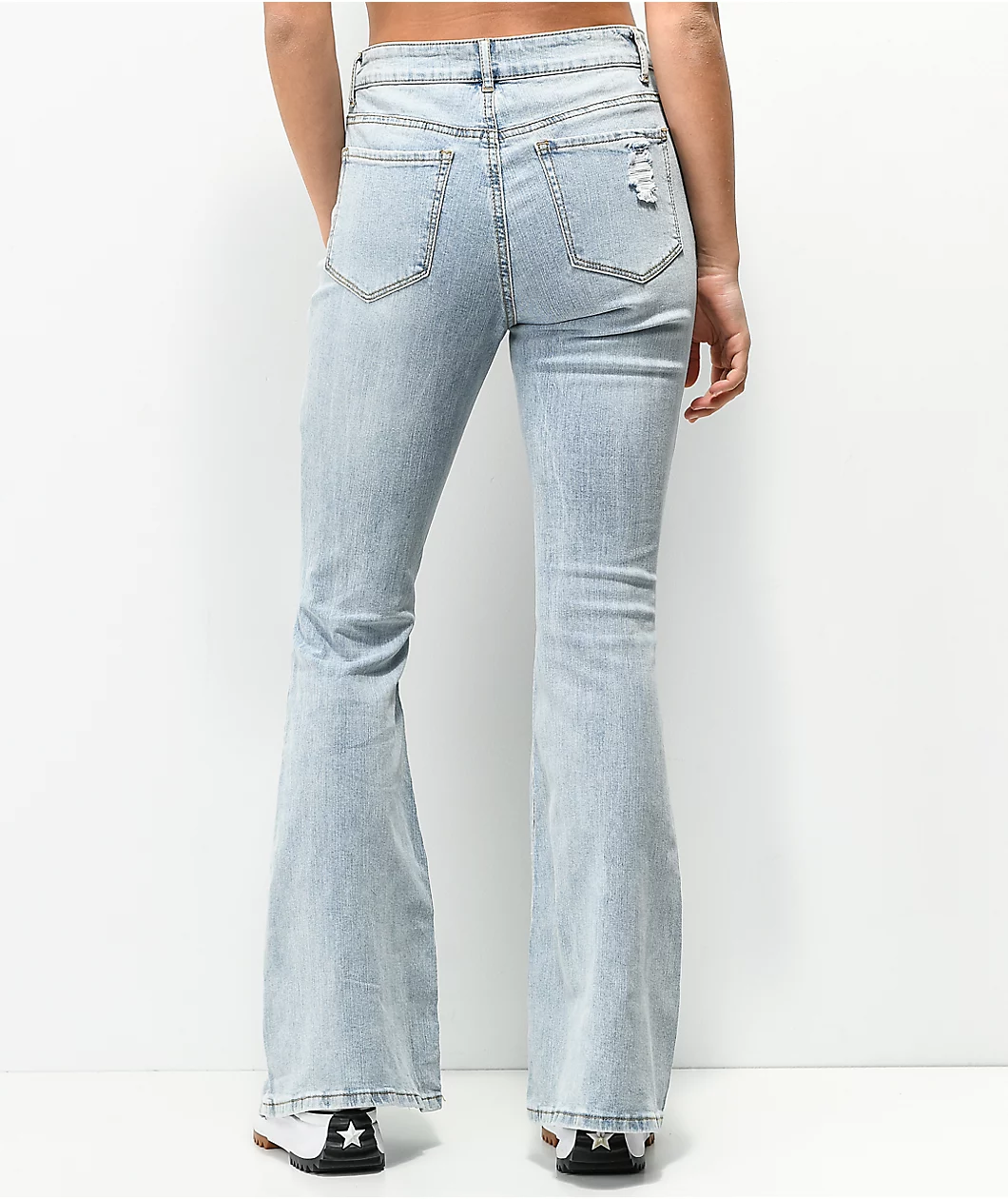 Empyre Kaytee Flare Distressed Jeans - Image 2