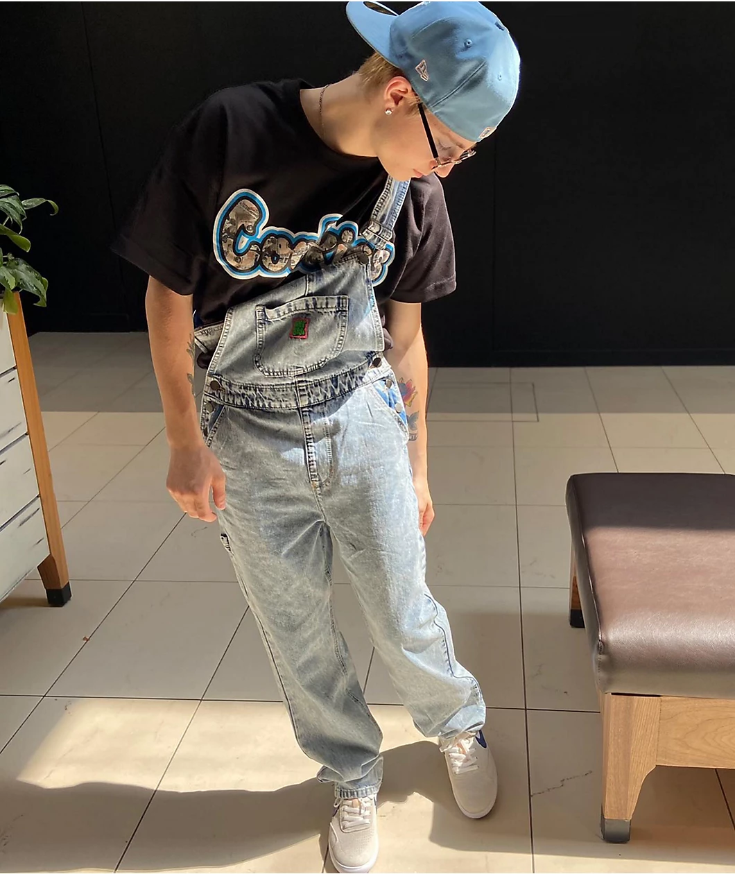 Empyre Suzie Light Wash Denim Overalls - Image 11