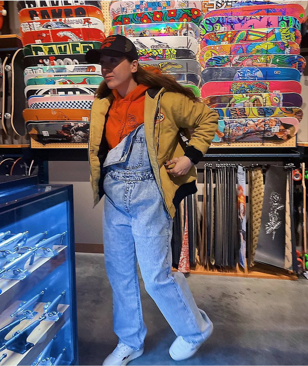 Empyre Suzie Light Wash Denim Overalls - Image 12