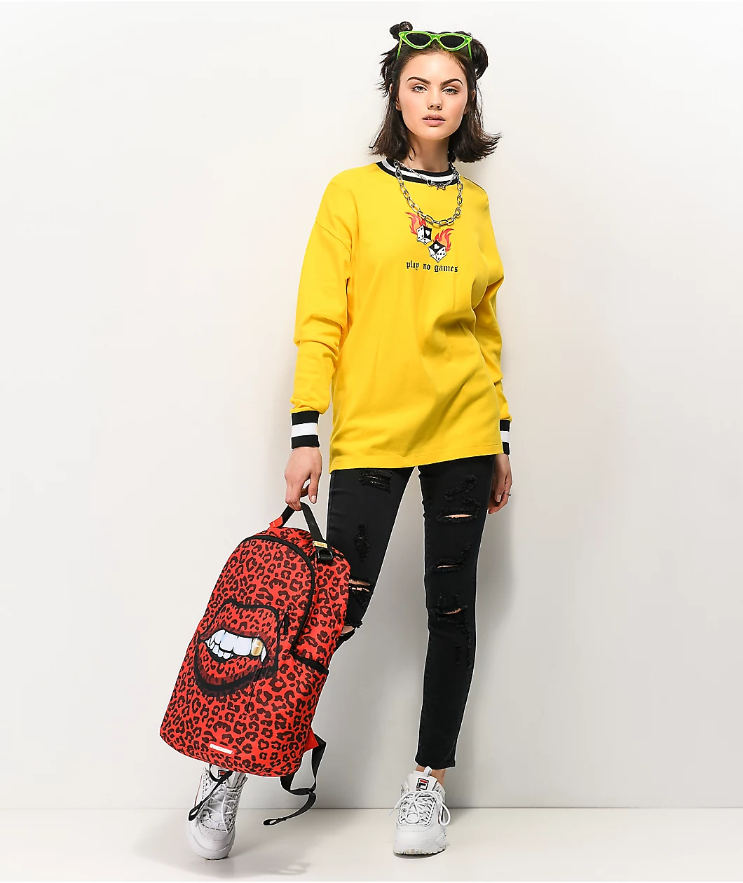 Empyre Tessa Shredded Black Skinny Jeans - Image 7