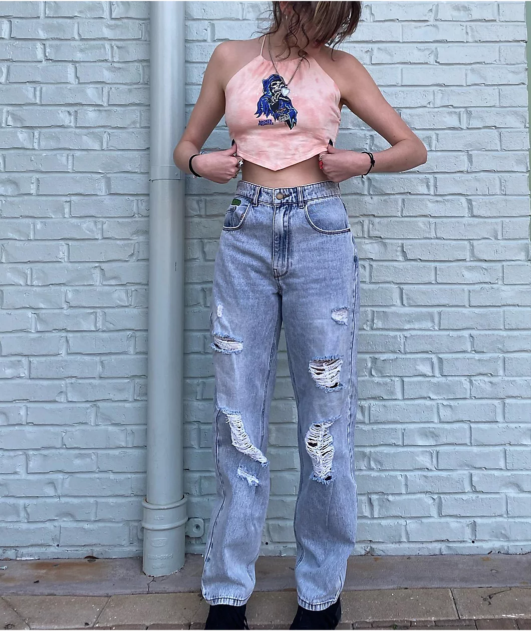 Empyre Tori Courtney Wash Skate Jeans - Image 15