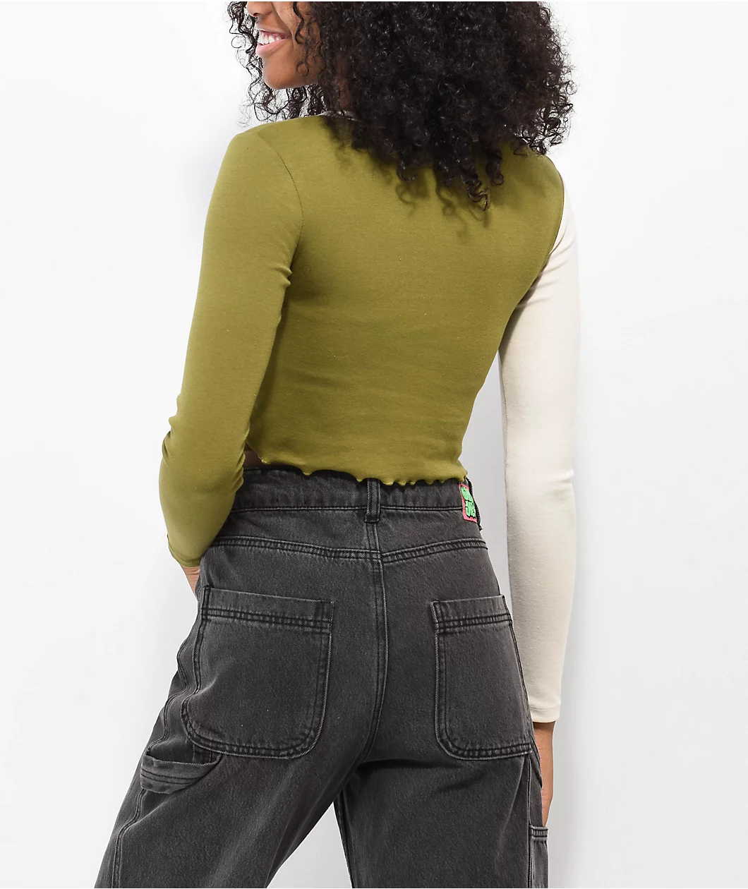 Empyre Verona Colorblock Long Sleeve Button Up Shirt - Image 2