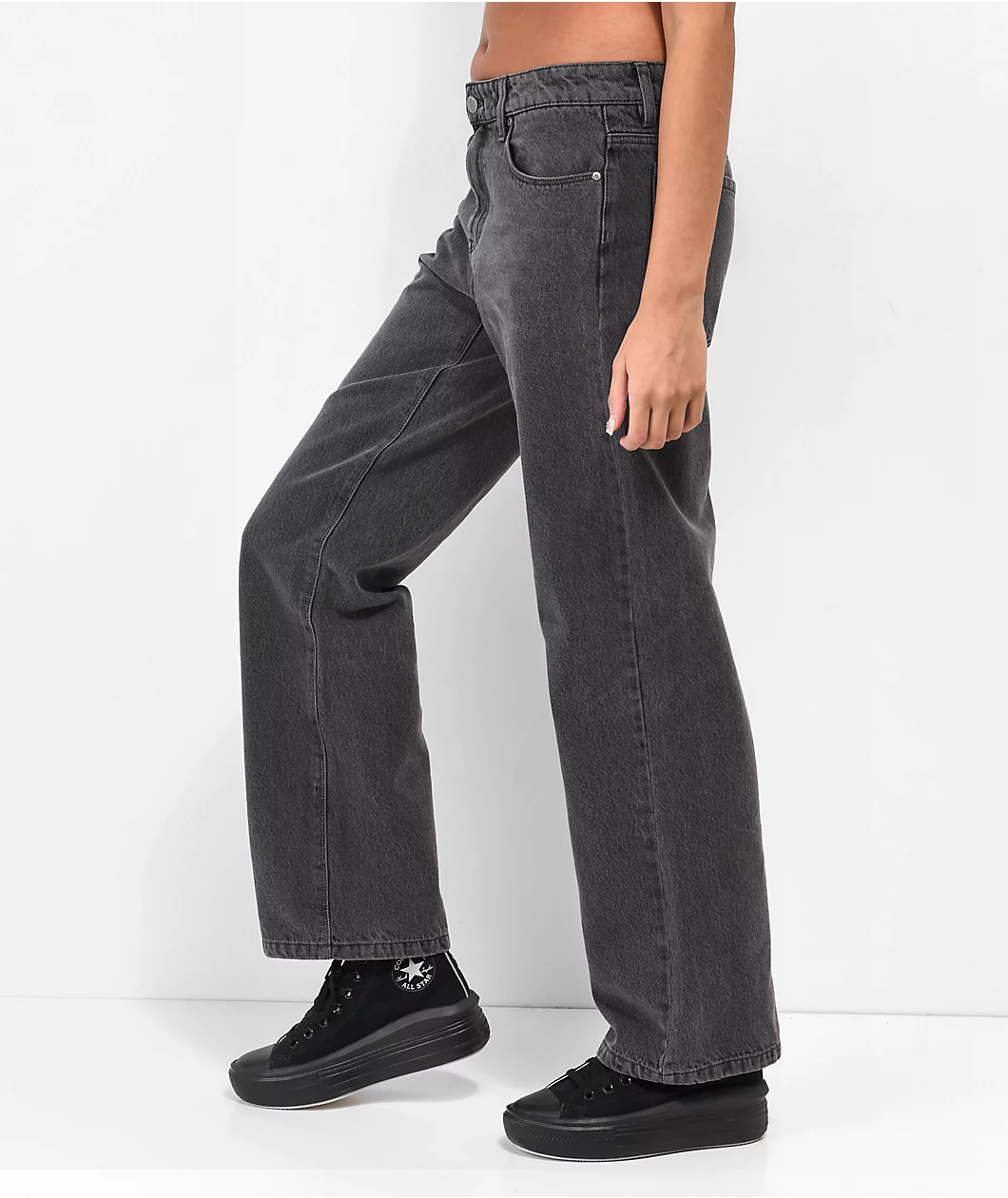 Empyre Zia Black Low-rise Vintage Straight Jeans - Image 3