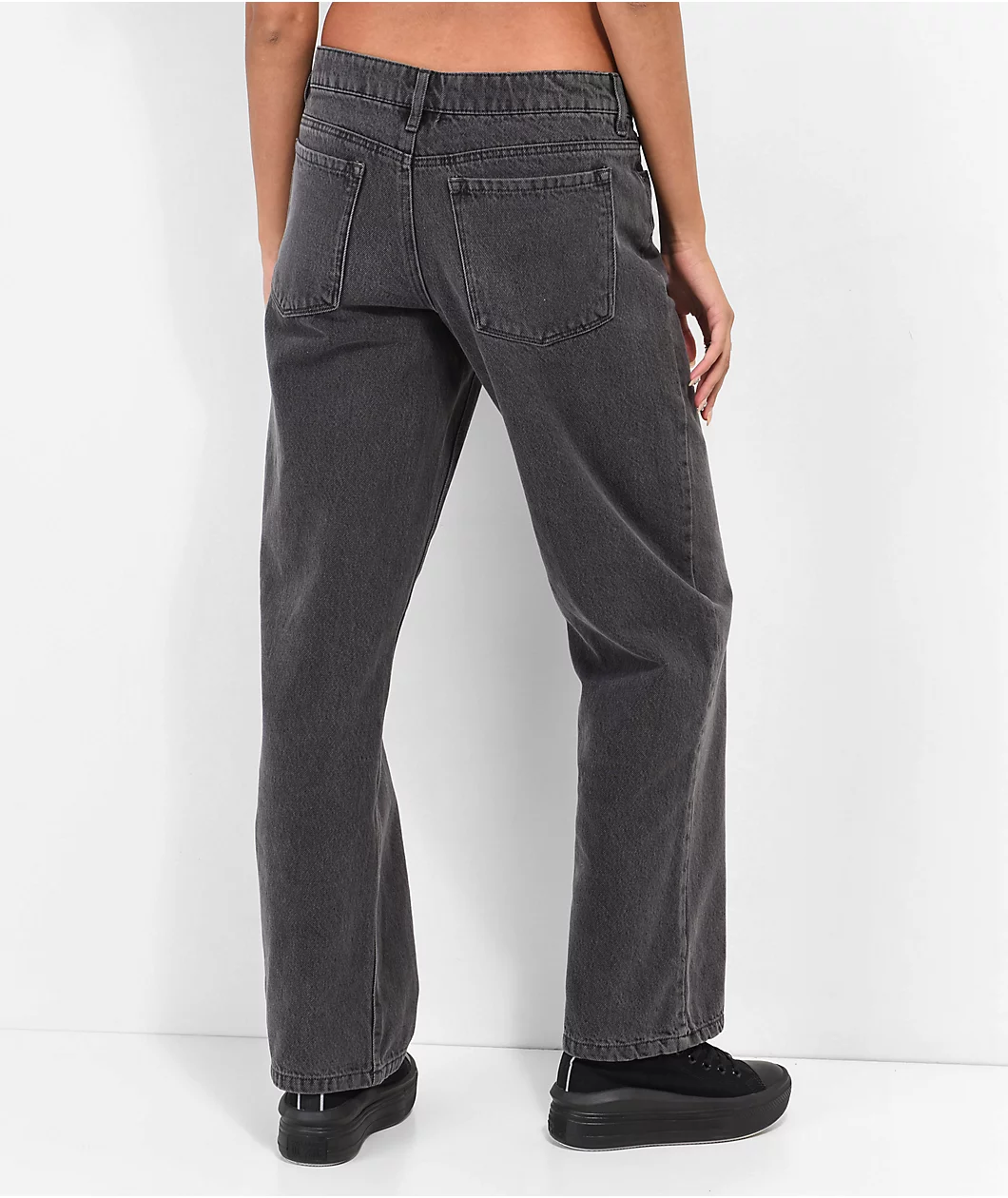 Empyre Zia Black Low-rise Vintage Straight Jeans - Image 2