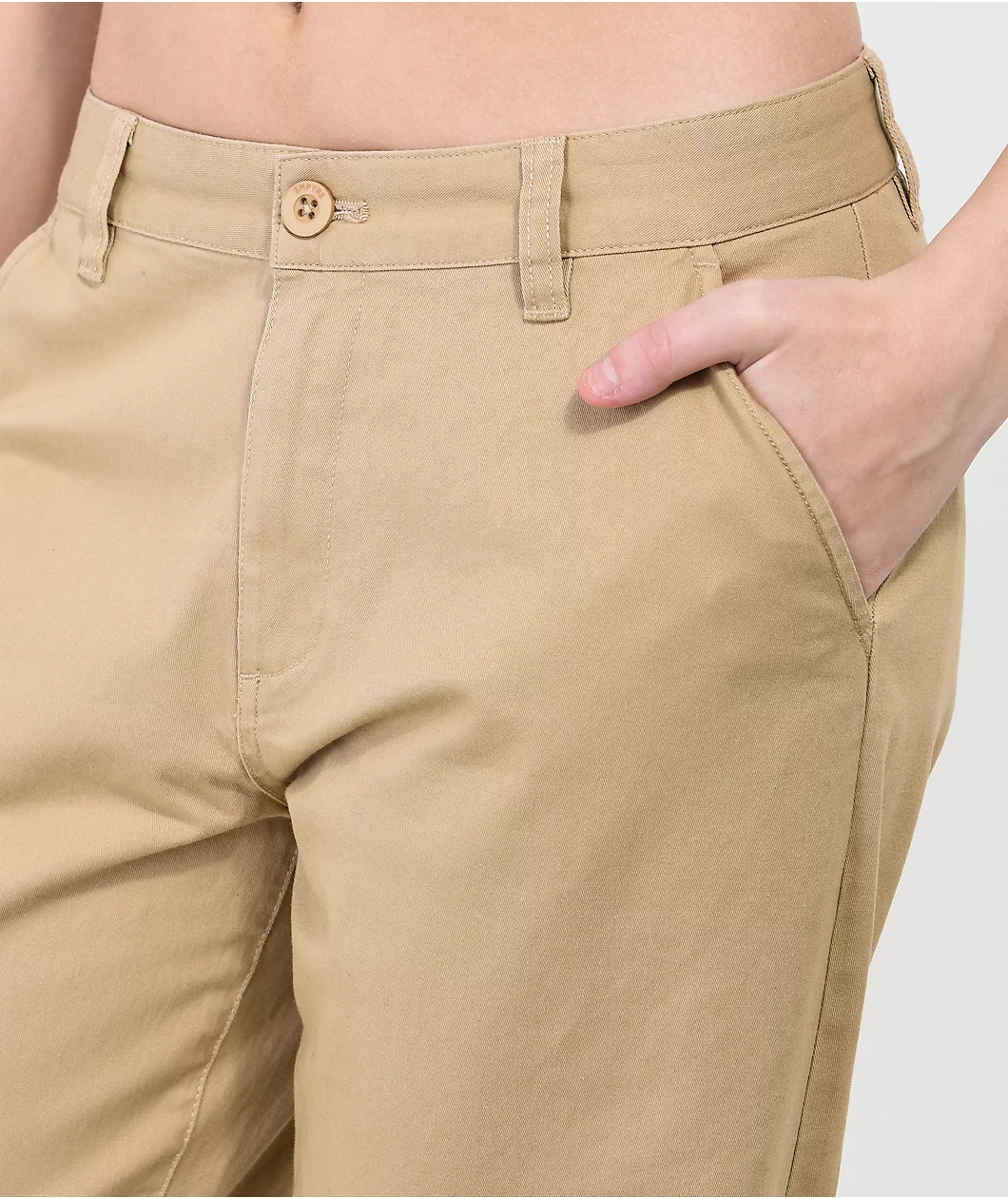 Empyre Zia Incense Low-rise Vintage Khaki Skate Pants - Image 4