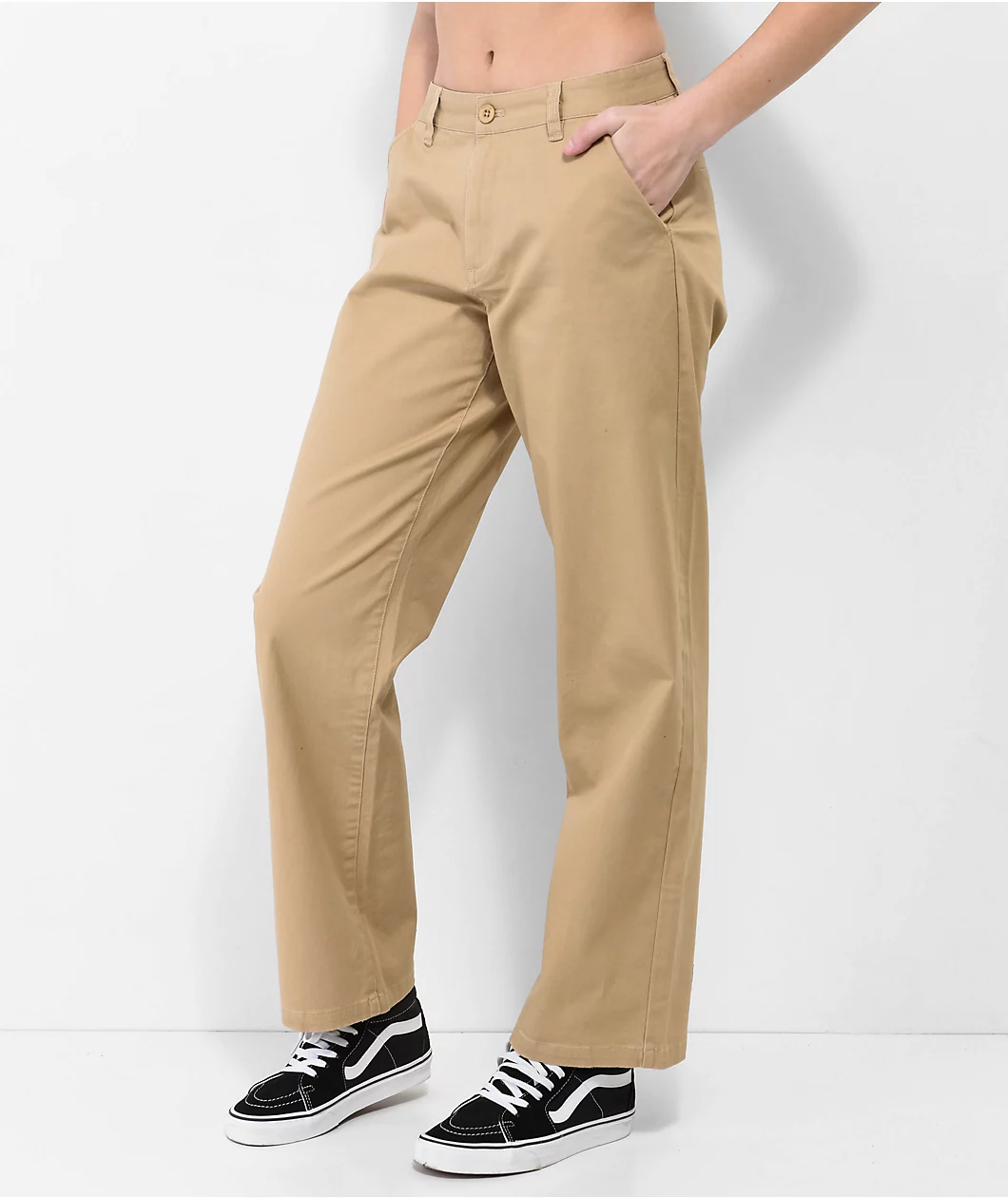 Empyre Zia Incense Low-rise Vintage Khaki Skate Pants