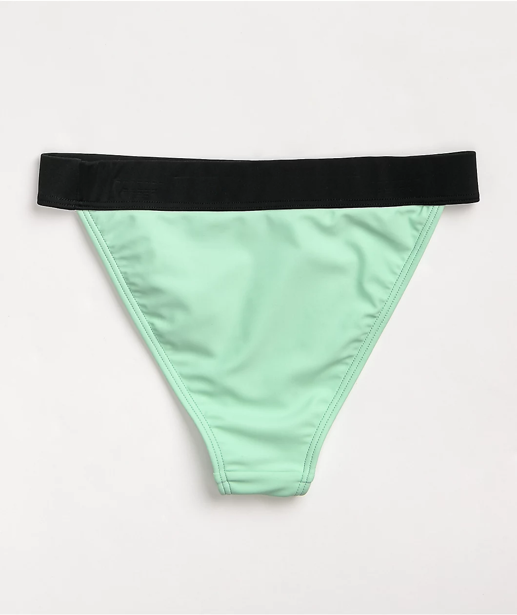 JV By Jac Vanek Antisocial Mint High Leg Cheeky Bikini Bottom - Image 2