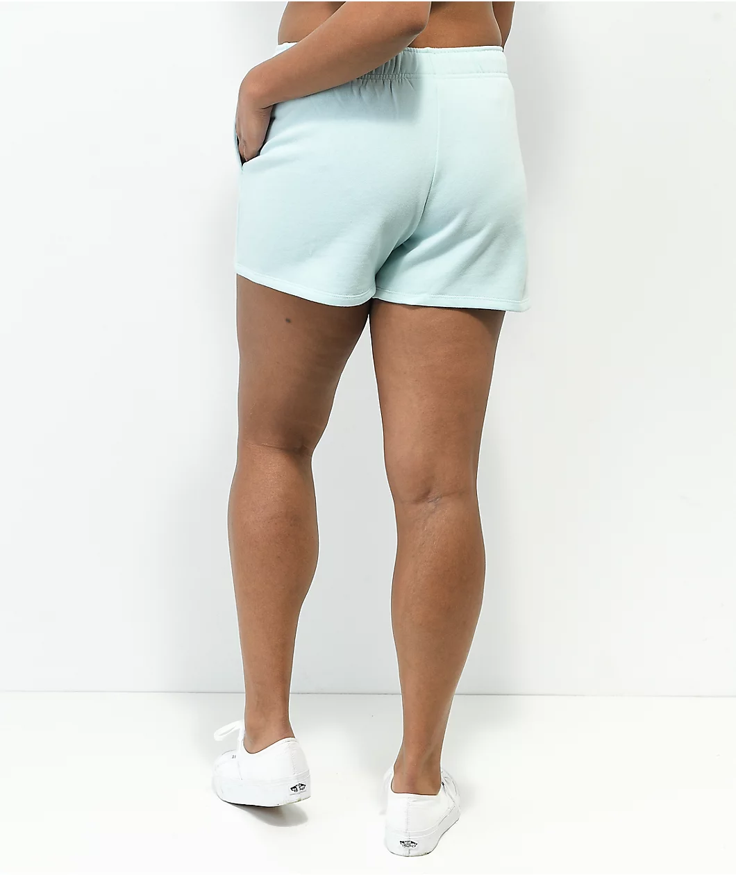 JV By Jac Vanek High There Blue Sweat Shorts - Image 2