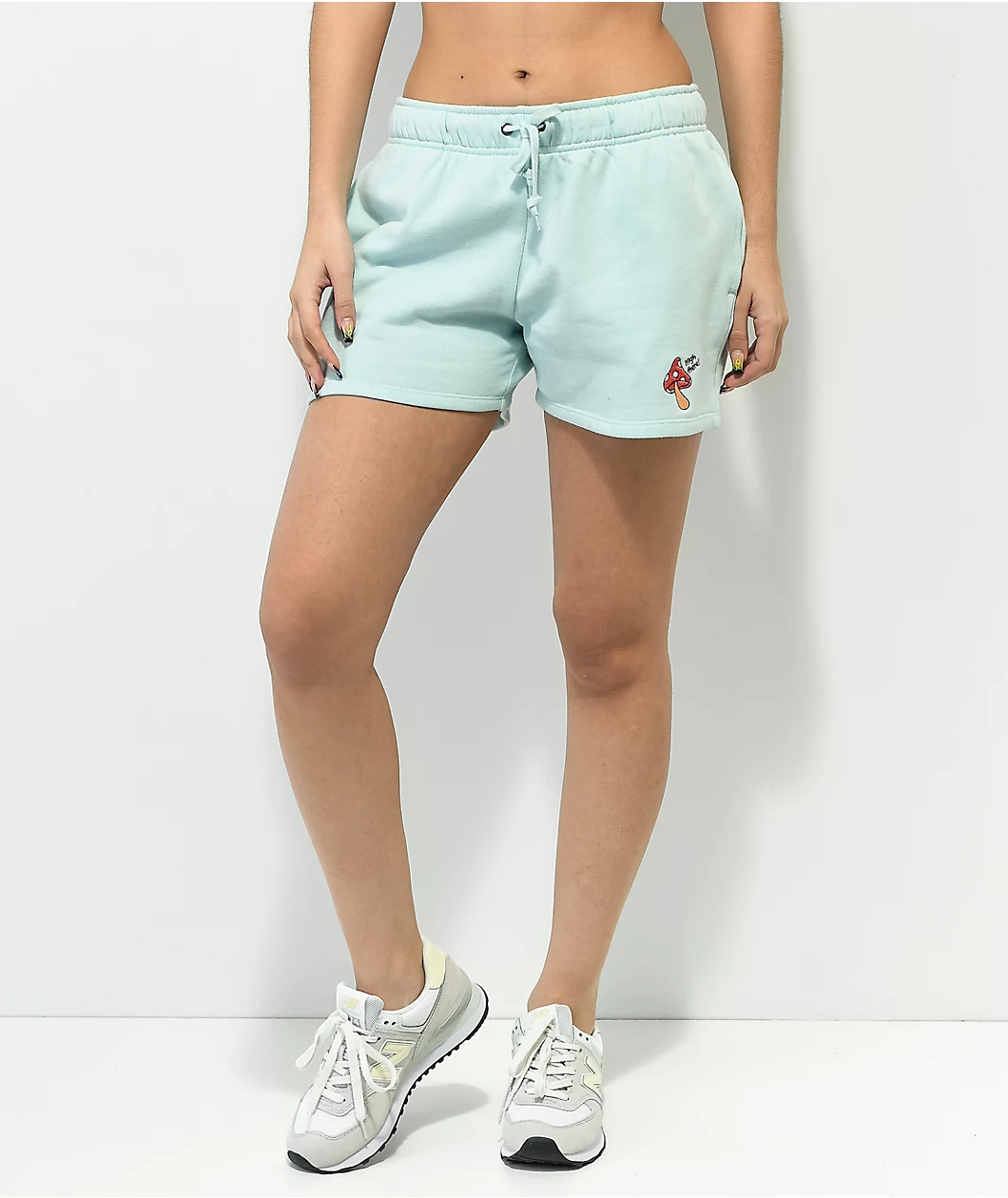 JV By Jac Vanek High There Blue Sweat Shorts - Image 4