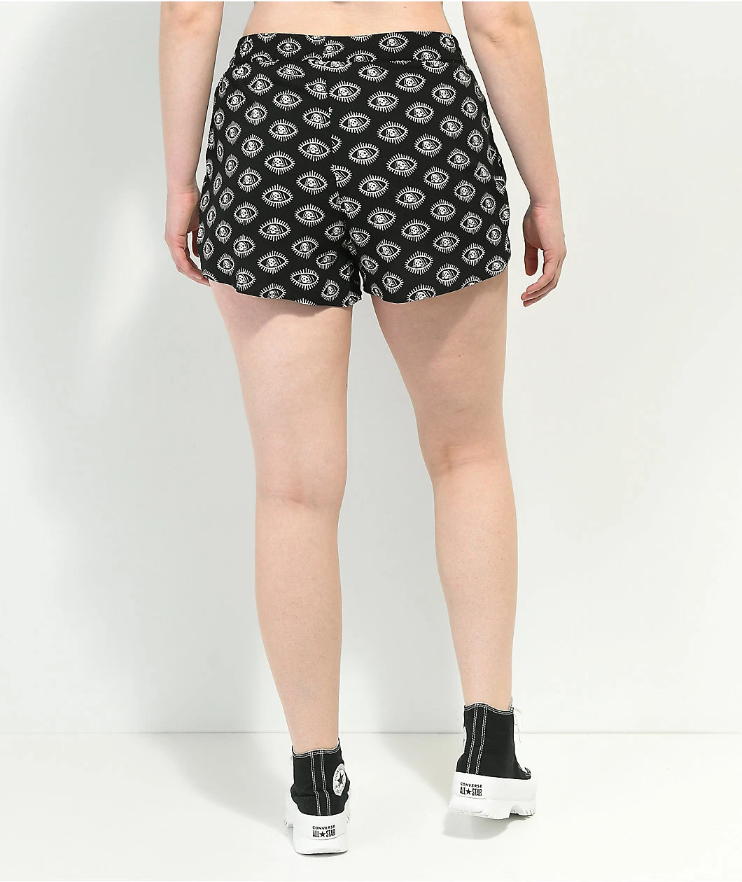 Lurking Class By Sketchy Tank Eyes Black Shorts - Image 5