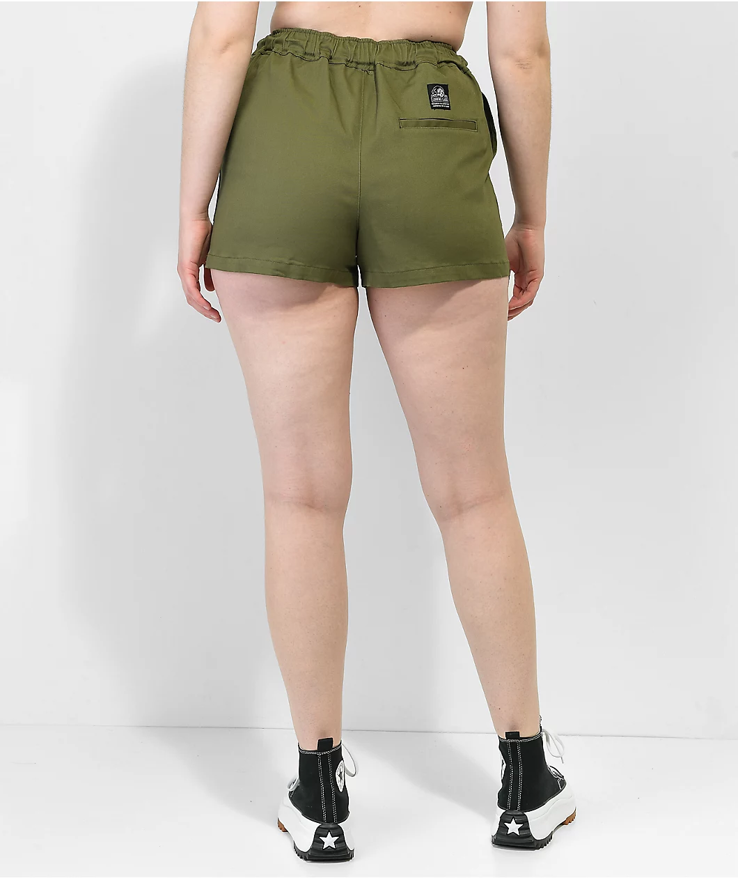Lurking Class By Sketchy Tank Spiderweb Green Shorts - Image 6