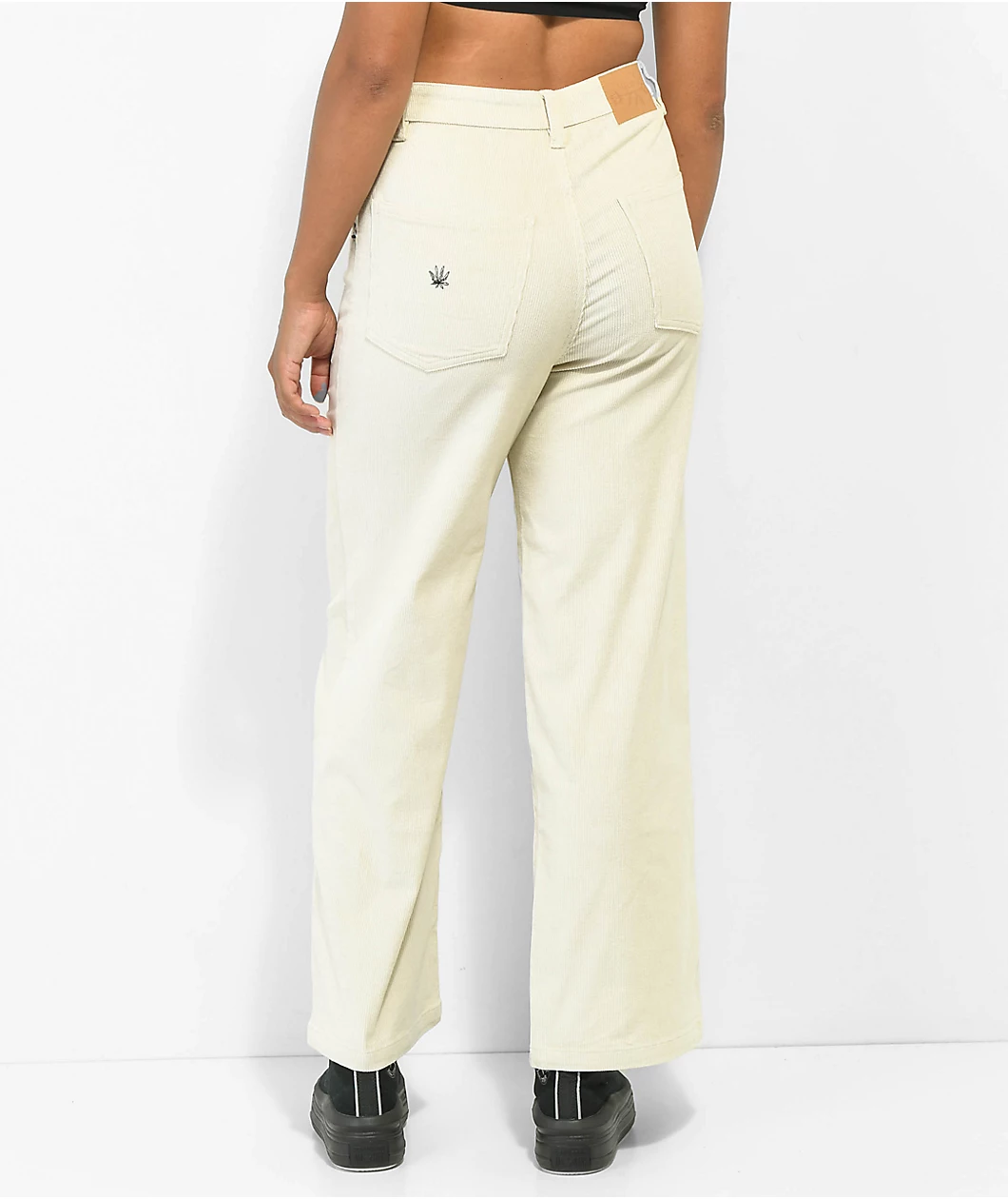 Melodie Out Of My Way Natural Corduroy Pants - Image 2