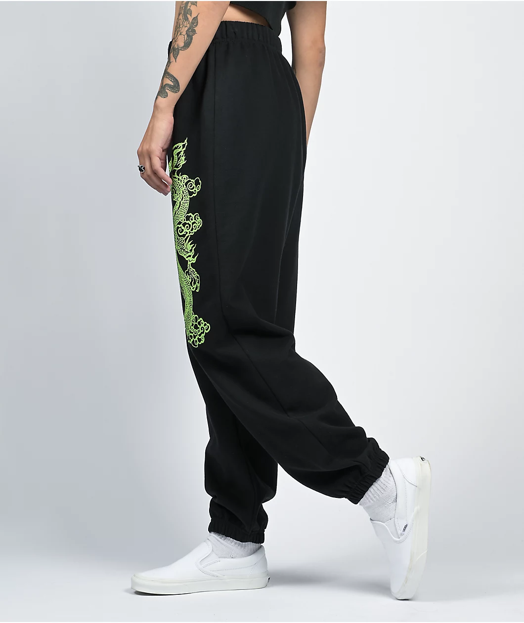NGOrder Double Dragon Black Jogger Sweatpants - Image 4
