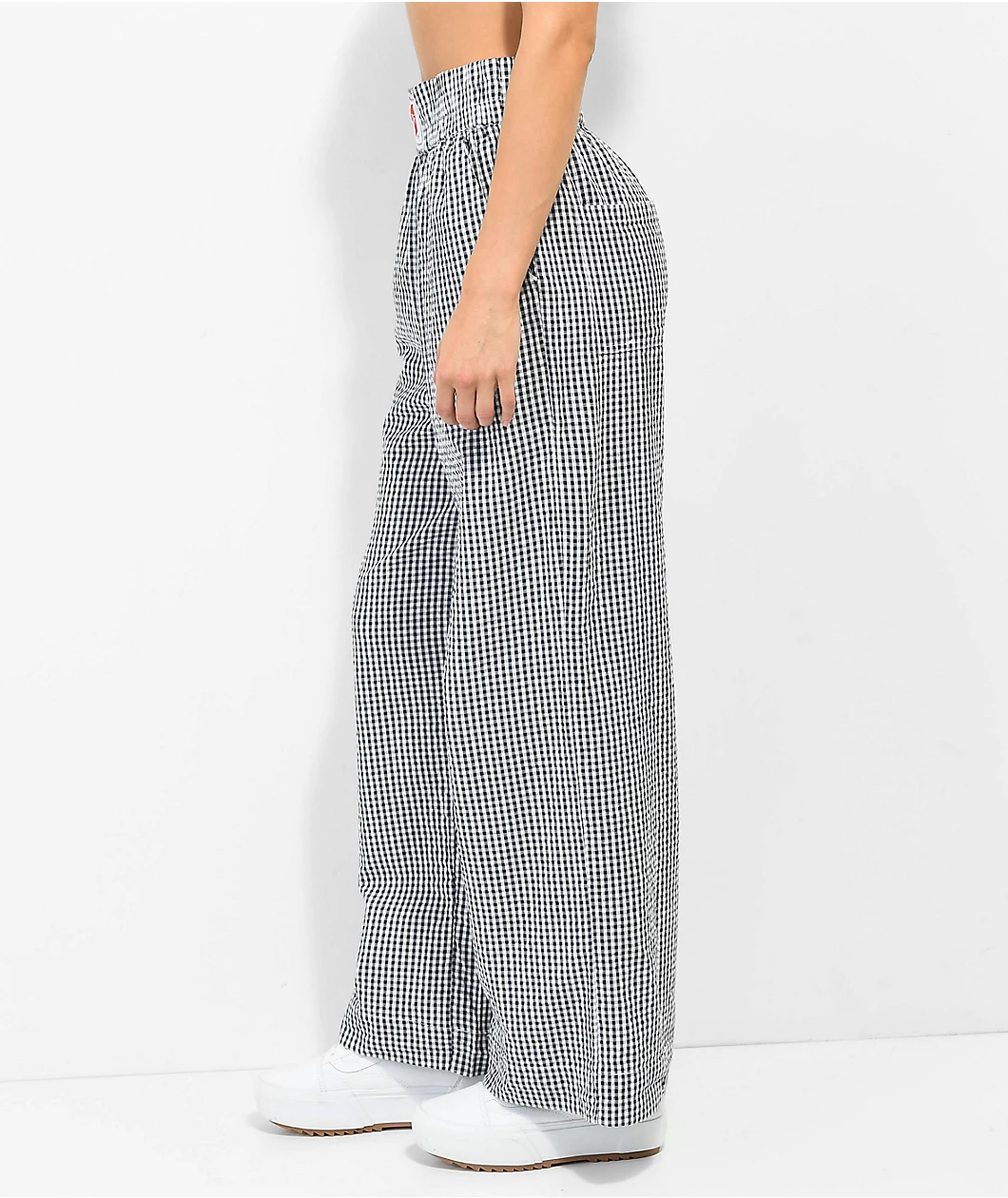 NGOrder Gingham Black Chef Pants - Image 3