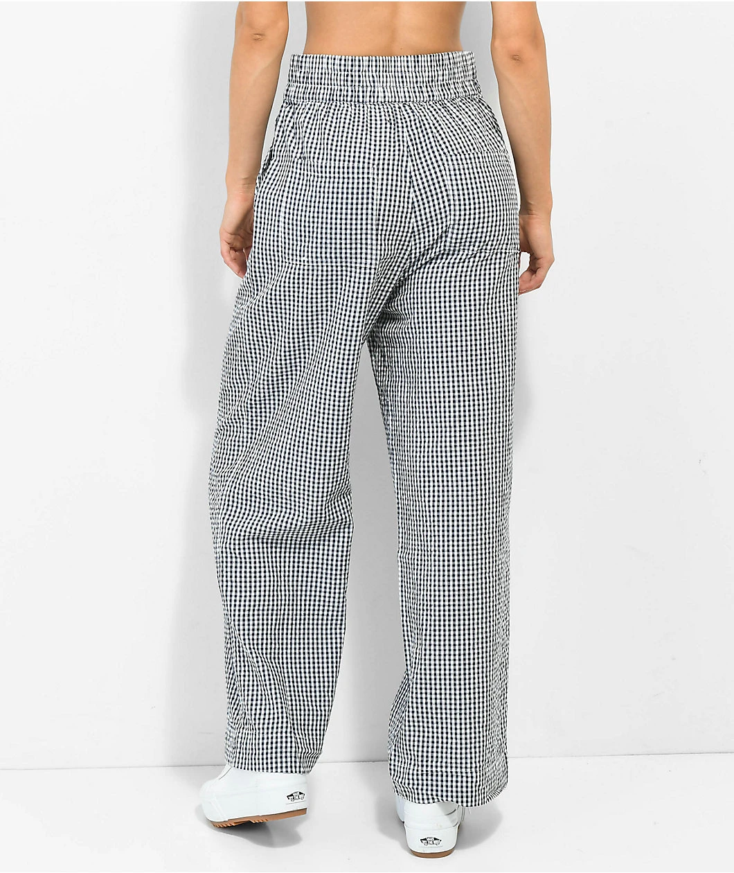 NGOrder Gingham Black Chef Pants - Image 2