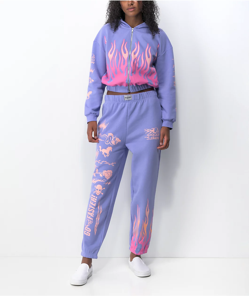 NGOrder Speed Demon Purple Jogger Sweatpants - Image 6