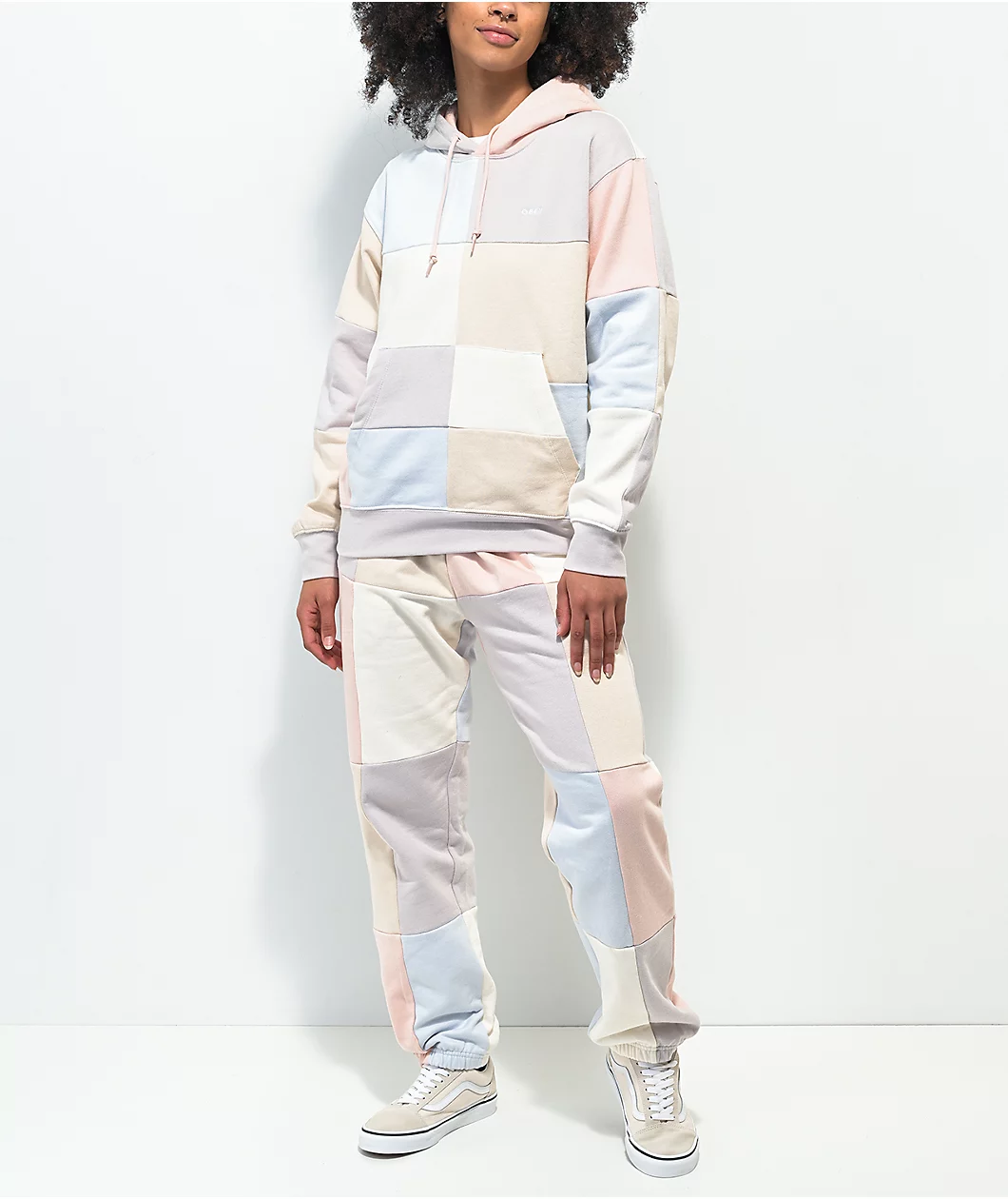 Obey Lockdown Pastel Colorblock Sweatpants - Image 9