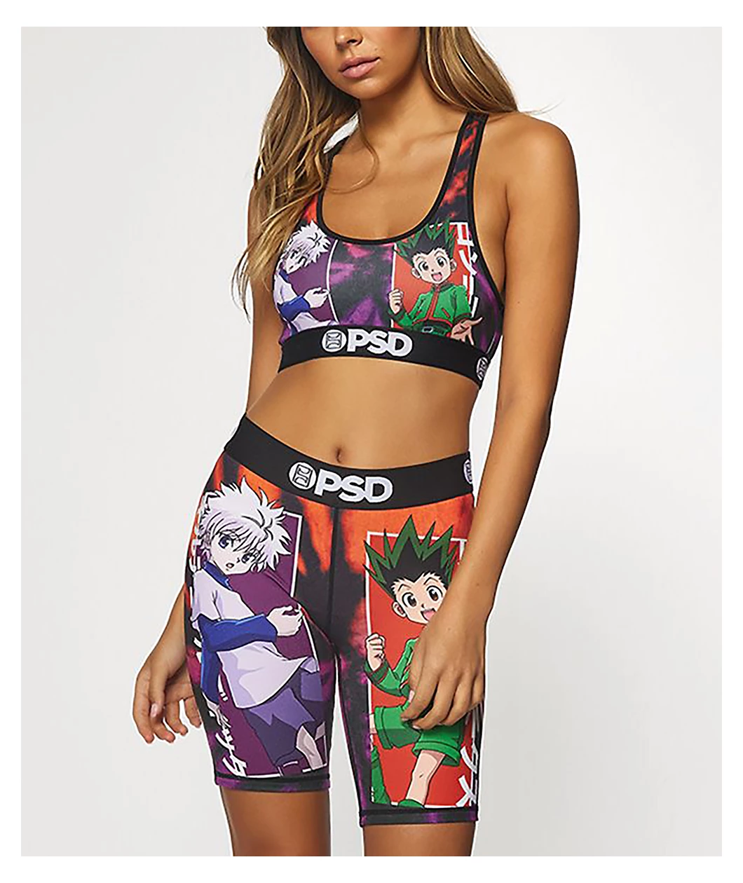 PSD X Hunter X Hunter Gon Killua Split Bike Shorts - Image 3