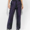 Petals By Petals And Peacocks Swirl Purple Tie Dye Cargo Pants