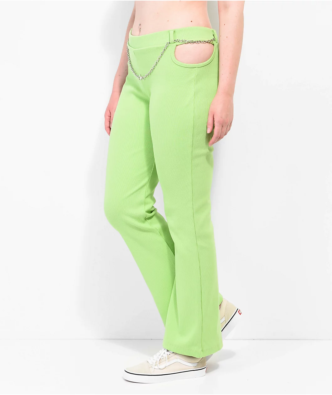 Ragged Priest Chained Up Green Pants - Image 6