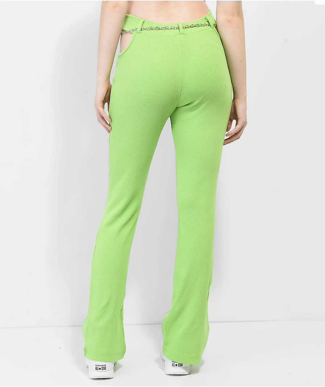 Ragged Priest Chained Up Green Pants - Image 2