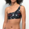 SWIXXZ Trouble Black Bandeau Bikini Top
