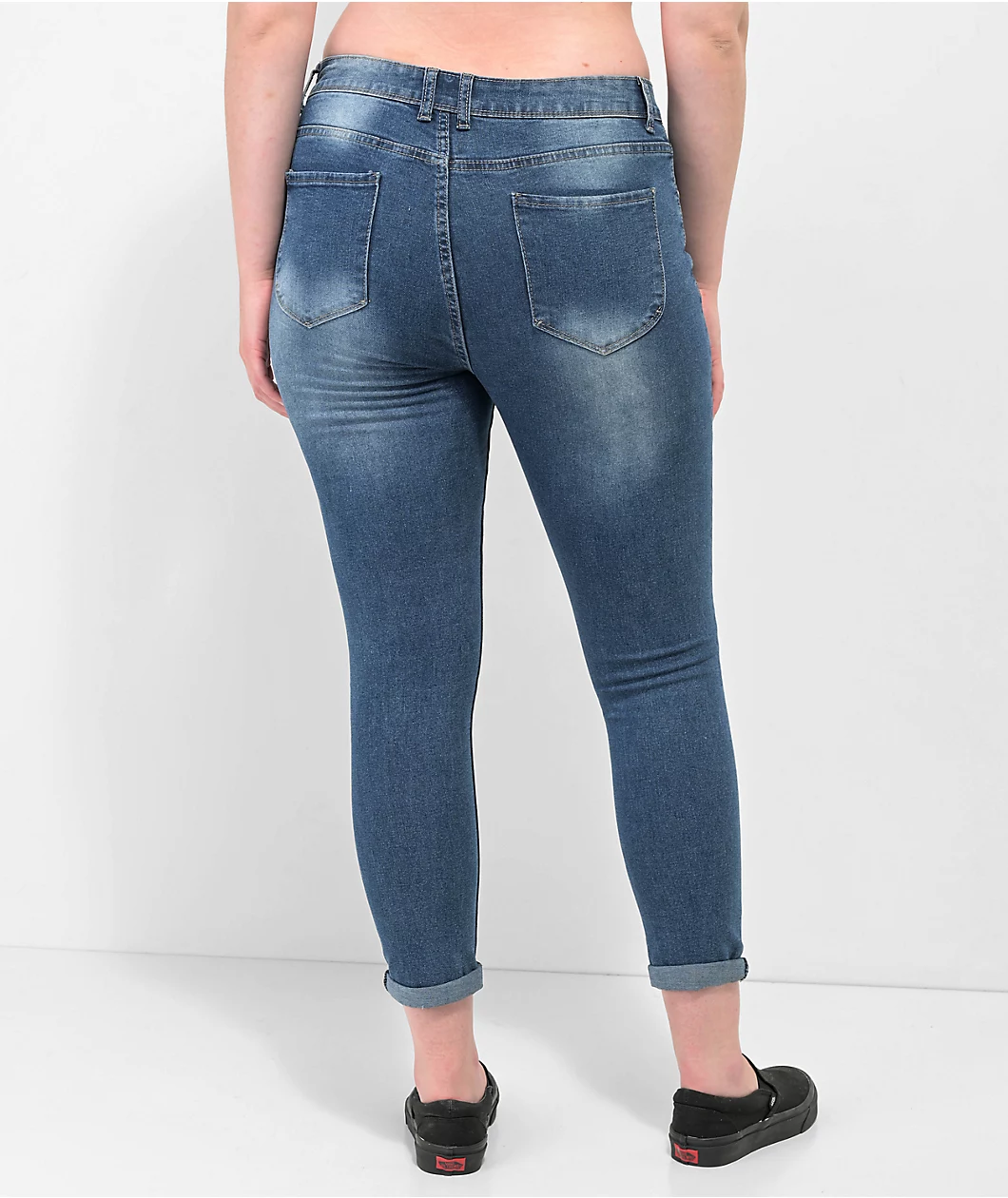 Thrill Jeans High Rise Blue Skinny Jeans - Image 2