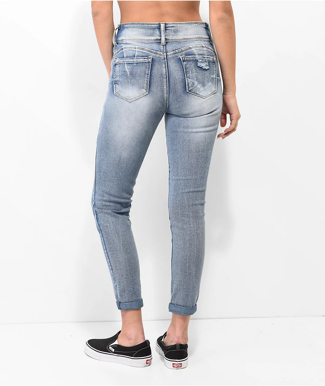 Thrill Jeans High Rise Indigo Skinny Jeans - Image 2