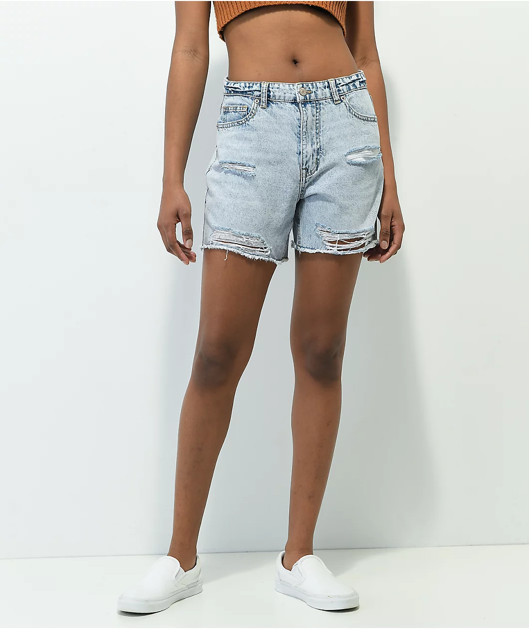 Unionbay Nate Shore Wash Distressed Jean Shorts - Image 5