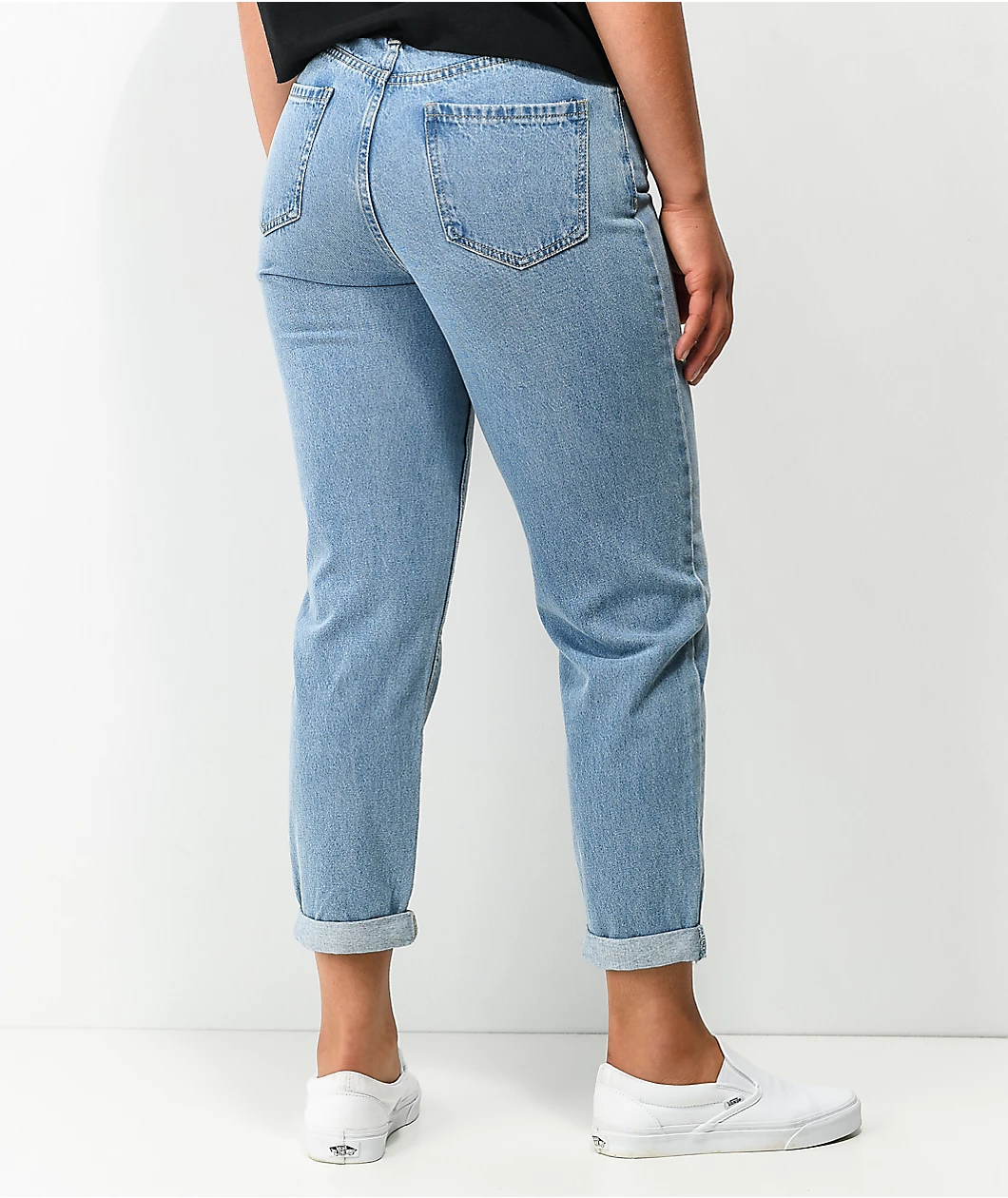 Unionbay Vintage Light Wash Mom Jeans - Image 4