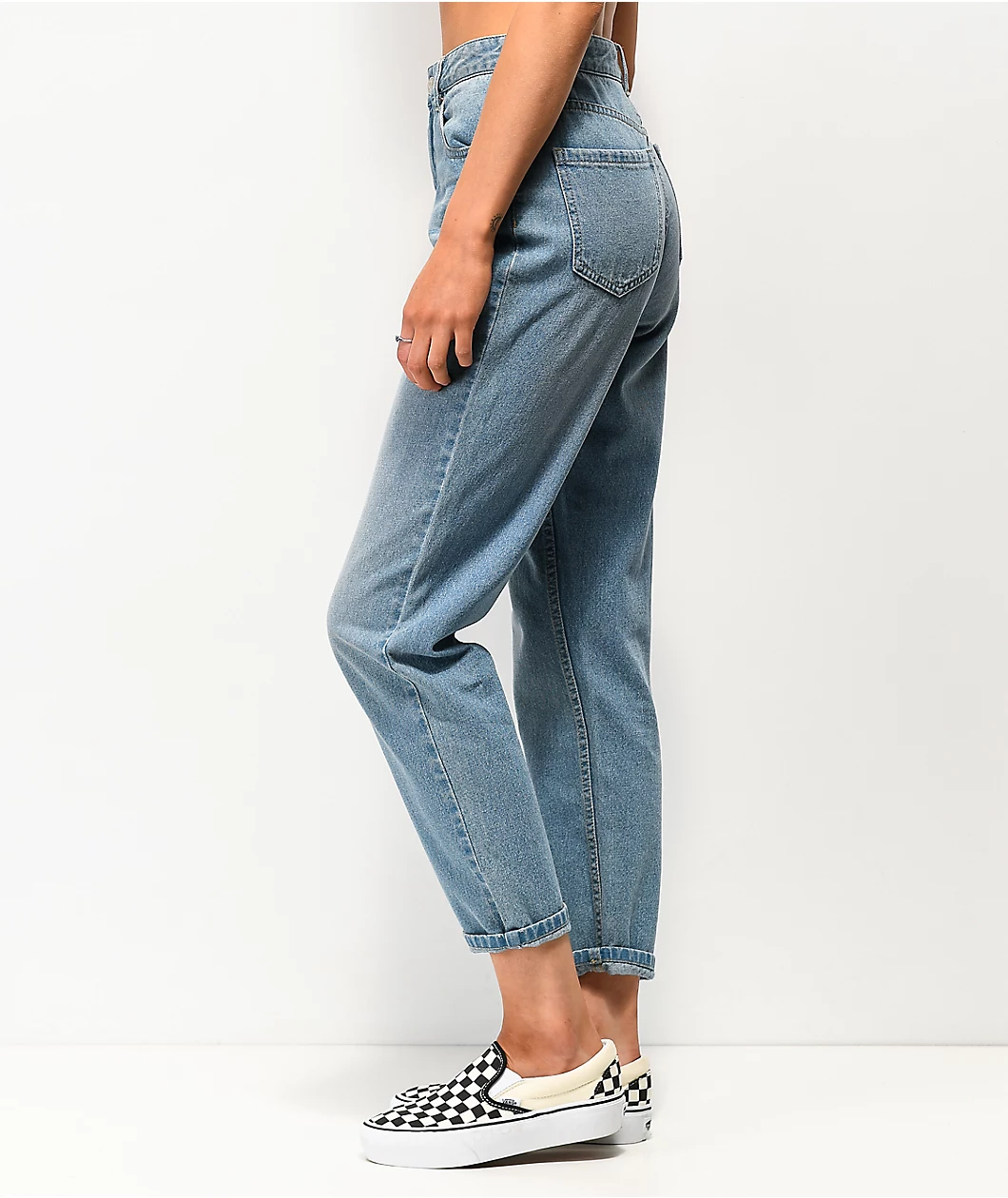 Unionbay Vintage Light Wash Mom Jeans - Image 5