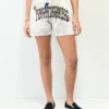 Your Highness Woodlands White & Grey Tie Dye Sweat Shorts
